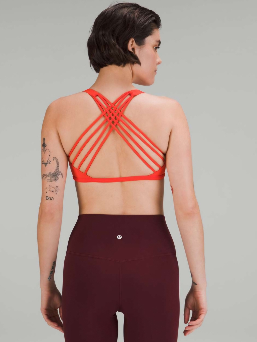 Lululemon Free To Be Wild Bra Solar Orange Size 12